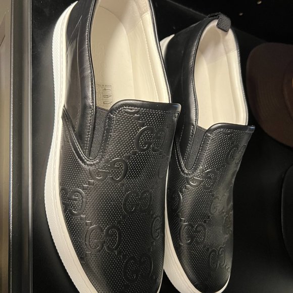 Gucci Leather Slip Shoes main image 4